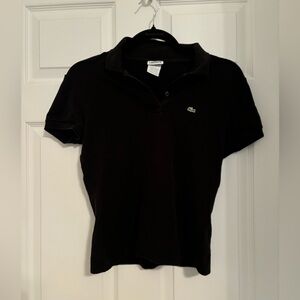 Lacoste Women's Black Polo-shirts